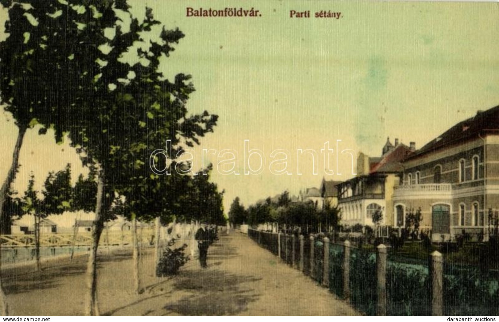 T2 1912 Balatonföldvár, Parti Sétány, Villa. Kiadja Gerendai Gyula 26. Sz. - Unclassified