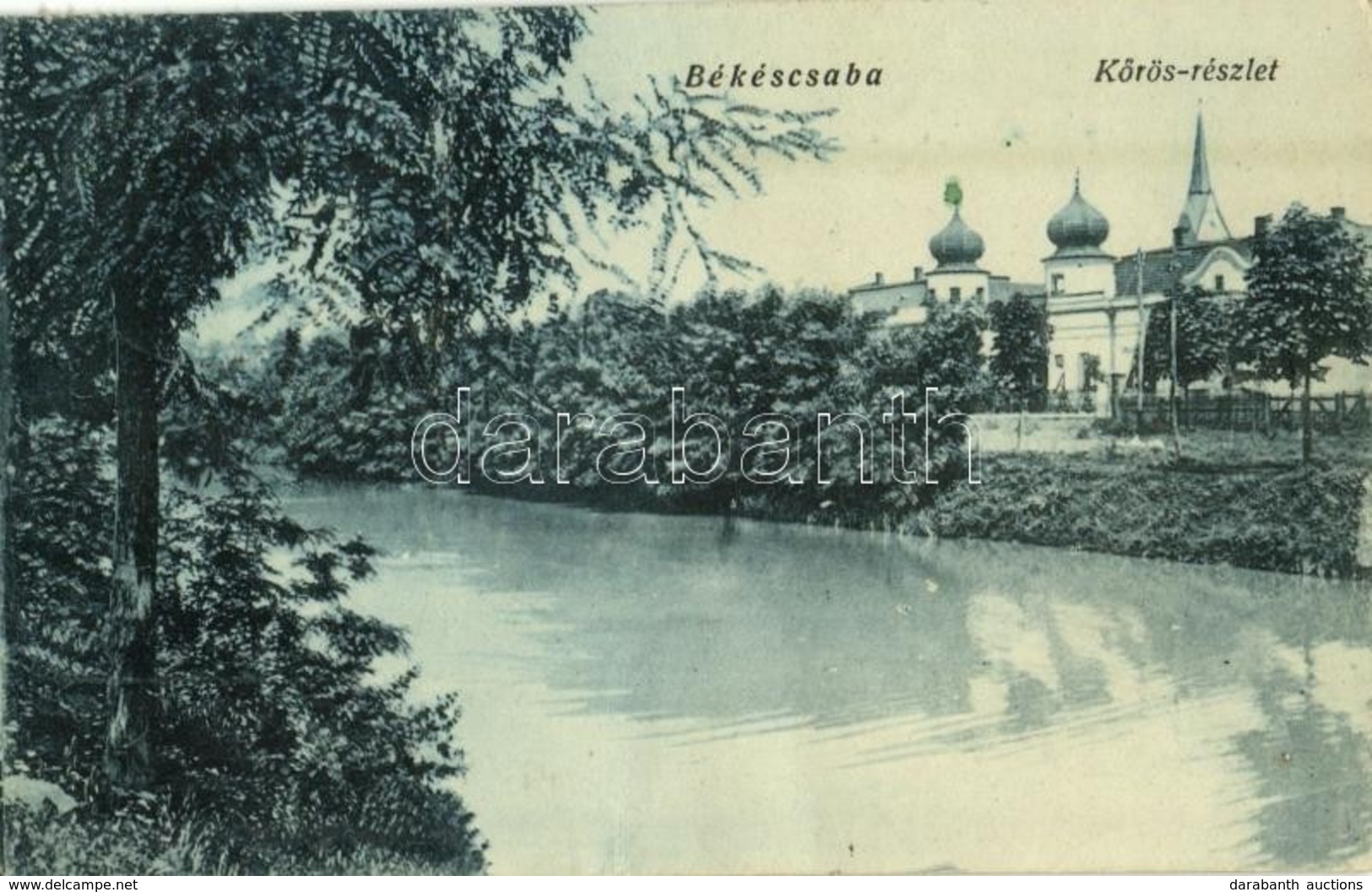 T2/T3 1923 Békéscsaba, Körös-parti Részlet. Kiadja Belenta Albert (EK) - Sin Clasificación