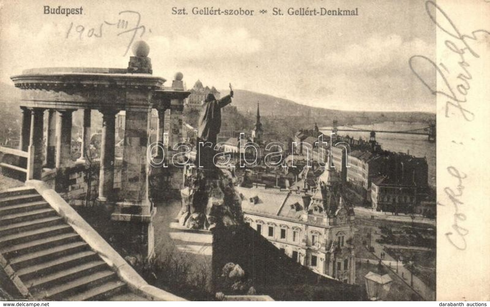 T2/T3 1905 Budapest I. Gellérthegy, Szent Gellért Szobor, Döbrentei Tér (EK) - Sin Clasificación