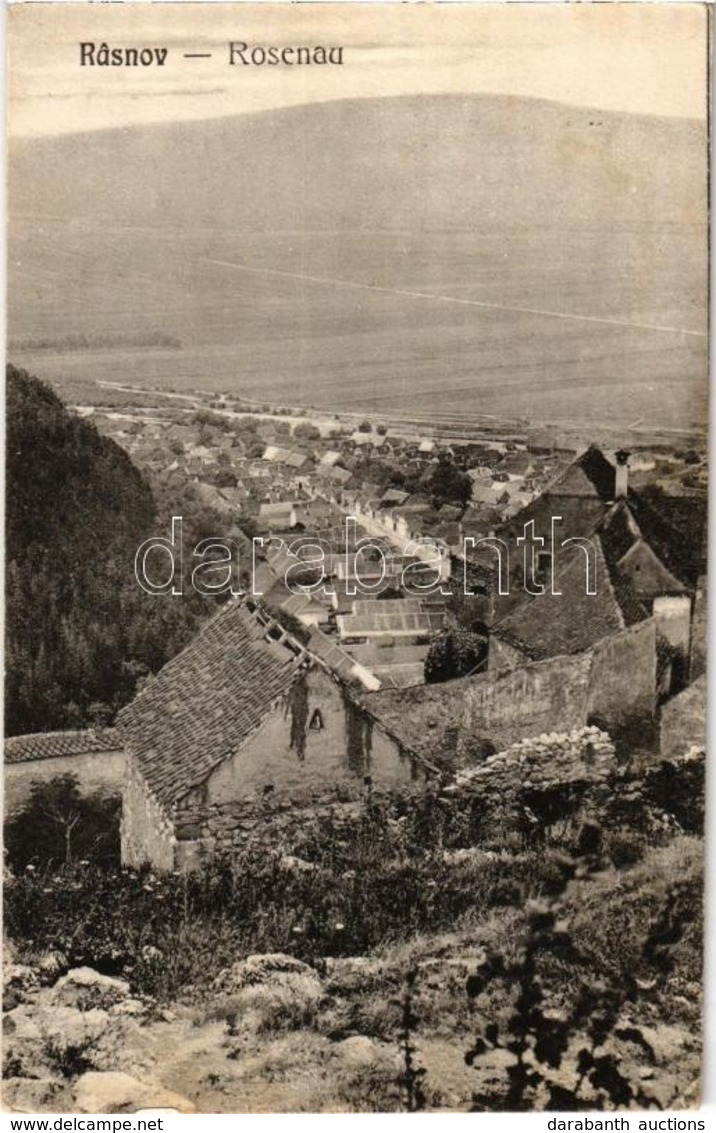 ** T2/T3 Bárcarozsnyó, Rozsnyó, Rosenau, Rasnov; Látkép A Vártól / View From The Castle Hill (EK) - Sin Clasificación