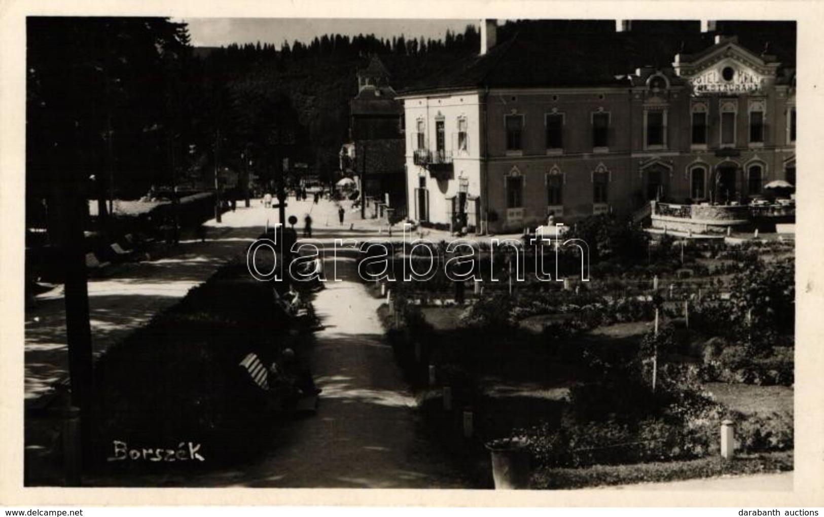 * T1/T2 Borszék, Borsec; Hotel, Park, Heiter György Kiadása - Sin Clasificación