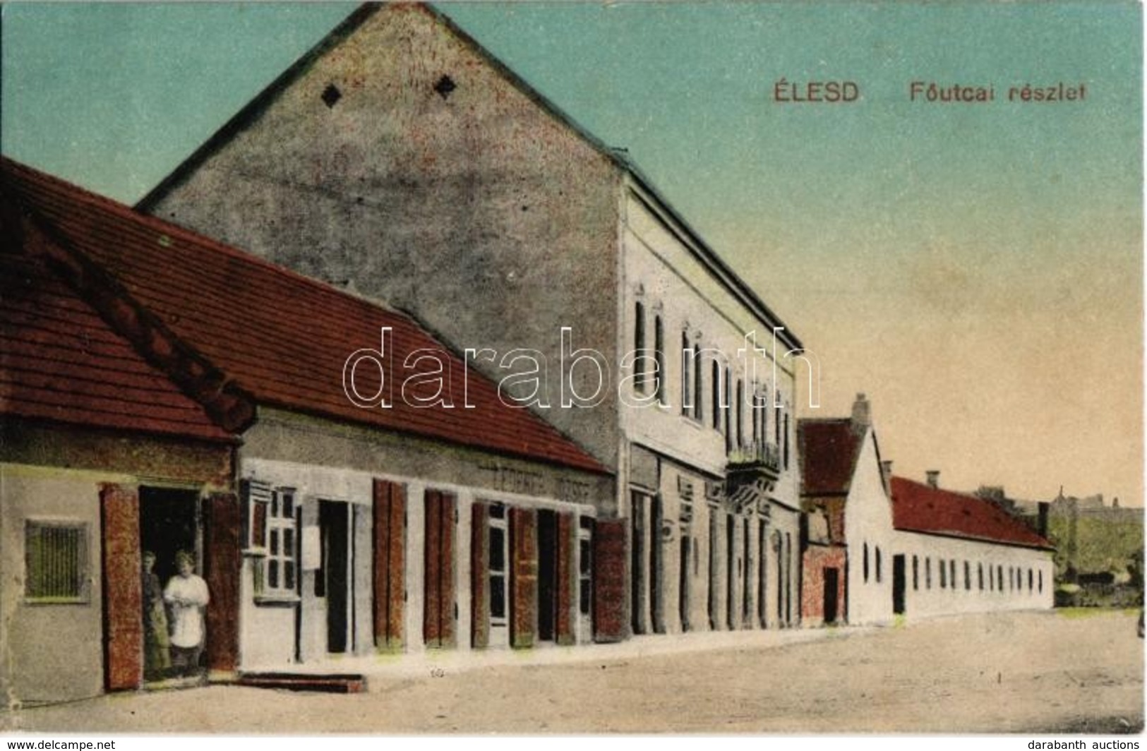 ** T1 Élesd, Alesd; Fő Utca, Léderer József üzlete / Main Street With Shop - Sin Clasificación