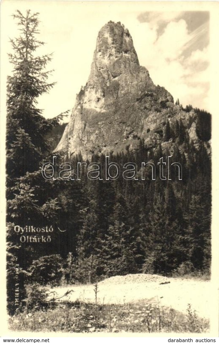 ** T1/T2 Gyergyószentmiklós, Gheorgheni; Gyilkos Tó, Oltárkő / Lacul Rosu, Piatra Altarului / Mountain. Ambrus Photo - Sin Clasificación