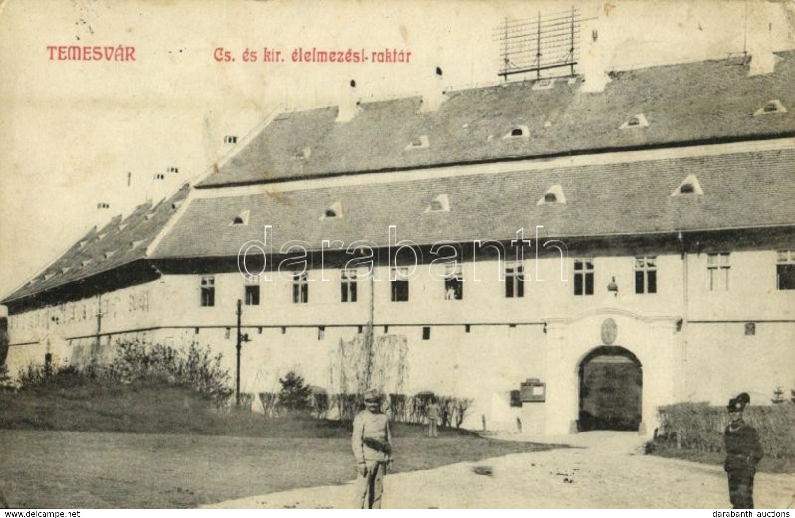 * T3/T4 1916 Temesvár, Timisoara; Cs. és Kir. élelmezési Raktár, Katona és Csendőr. Káldor Zs. Kiadása / K.u.K. (Austro- - Sin Clasificación