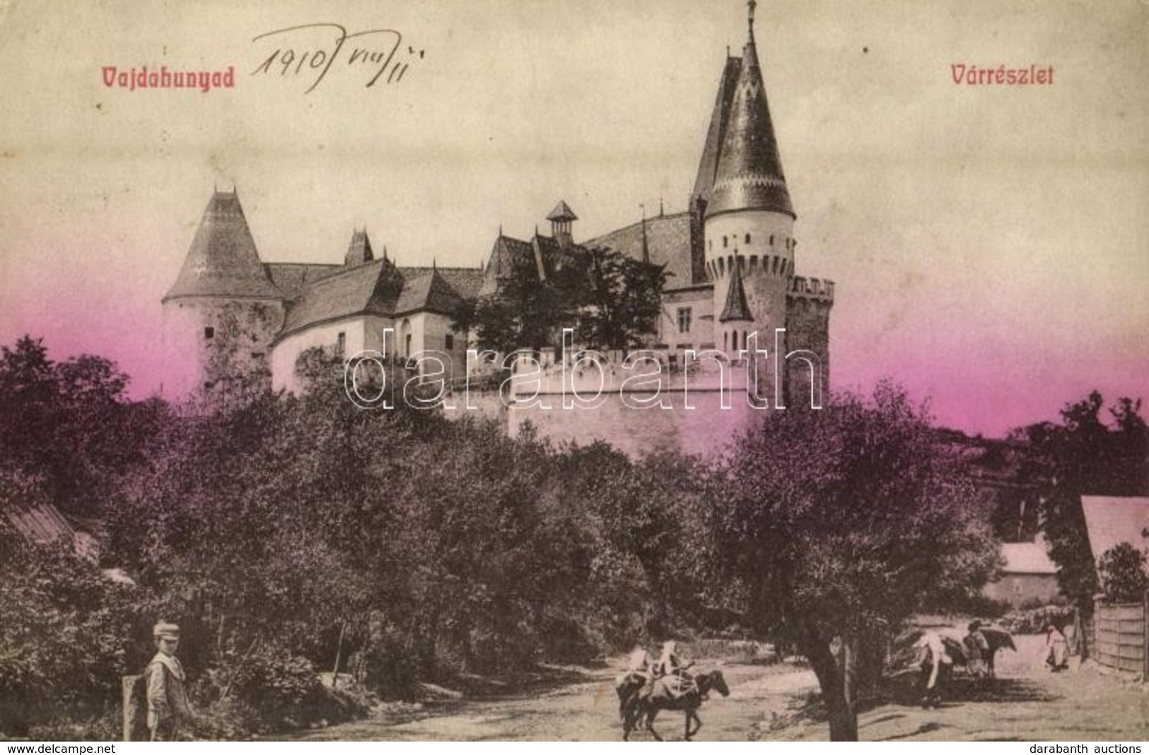 T2/T3 1910 Vajdahunyad, Hunedoara; Vár. Spörl Gusztáv Kiadása / Castle (EK) - Sin Clasificación