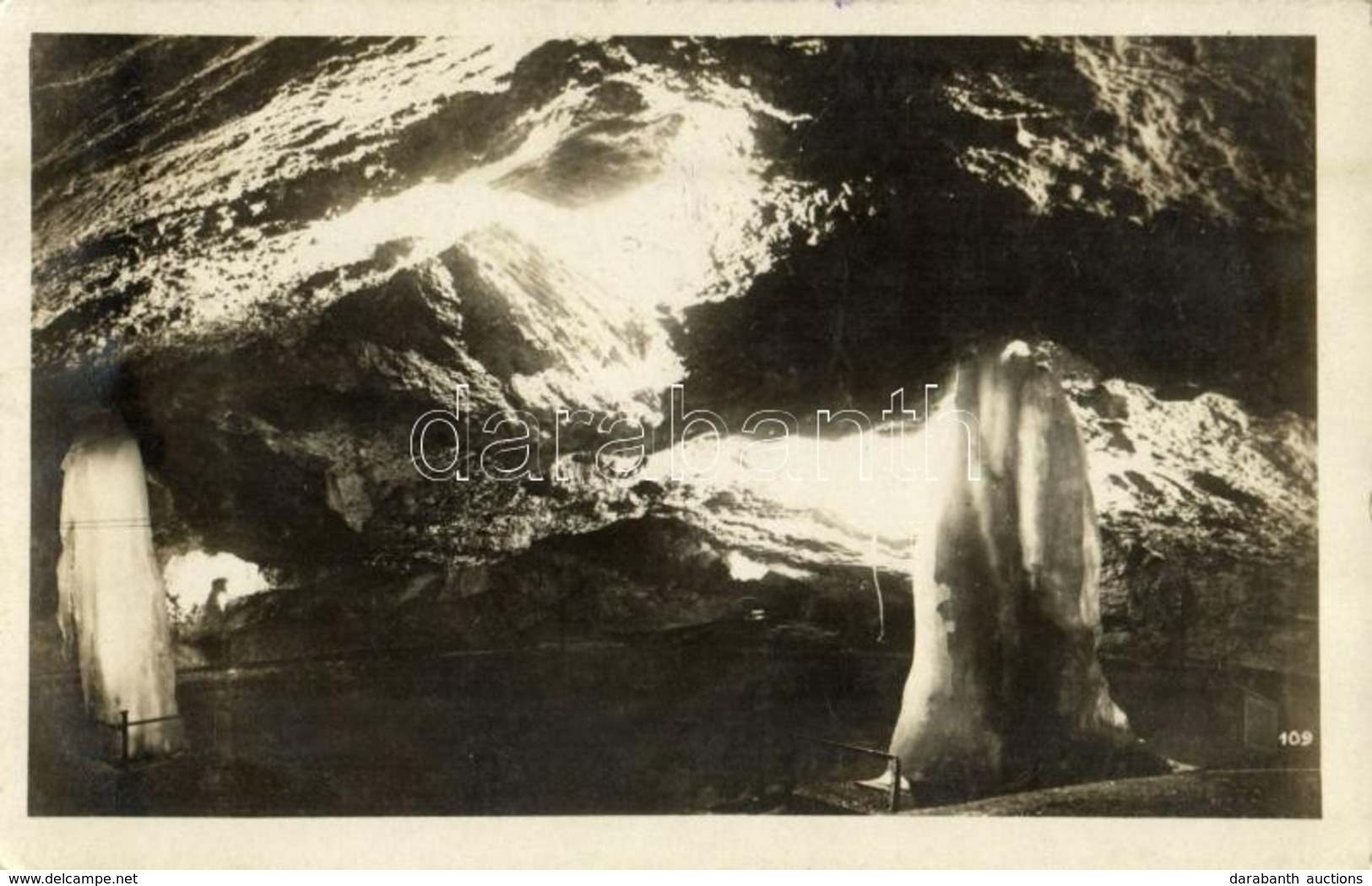 * T2 Dobsina, Dobschau; Dobsinská Ladová Jaskyne, Velká Sien / Dobsinai Jégbarlang, Nagyterem / Ice Cave, Interior, Grea - Sin Clasificación