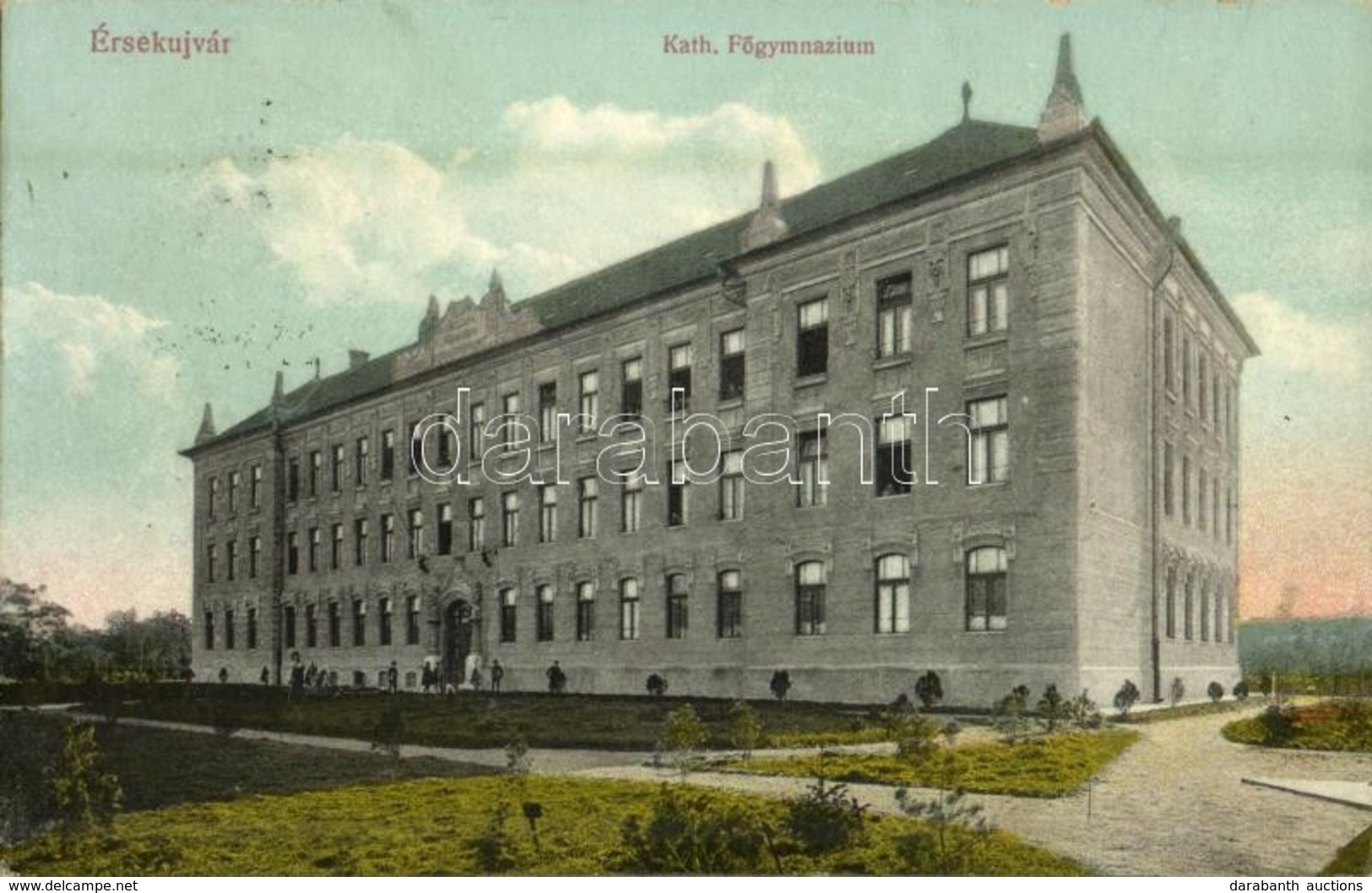 T2 1916 Érsekújvár, Nové Zámky; Katolikus Főgimnázium. Binéth Gáspár Kiadása / Grammar School - Sin Clasificación