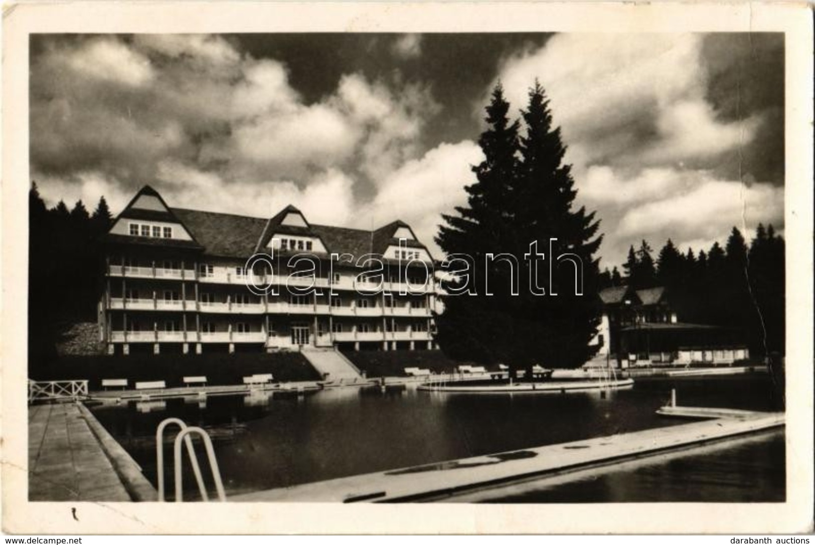 T3 1949 Felsőzúgó-fürdő, Ruzsbachfürdő, Bad Ober Rauschenbach, Kúpele Vysné Ruzbachy; Fürdő Szálló / Hotel (fa) - Sin Clasificación