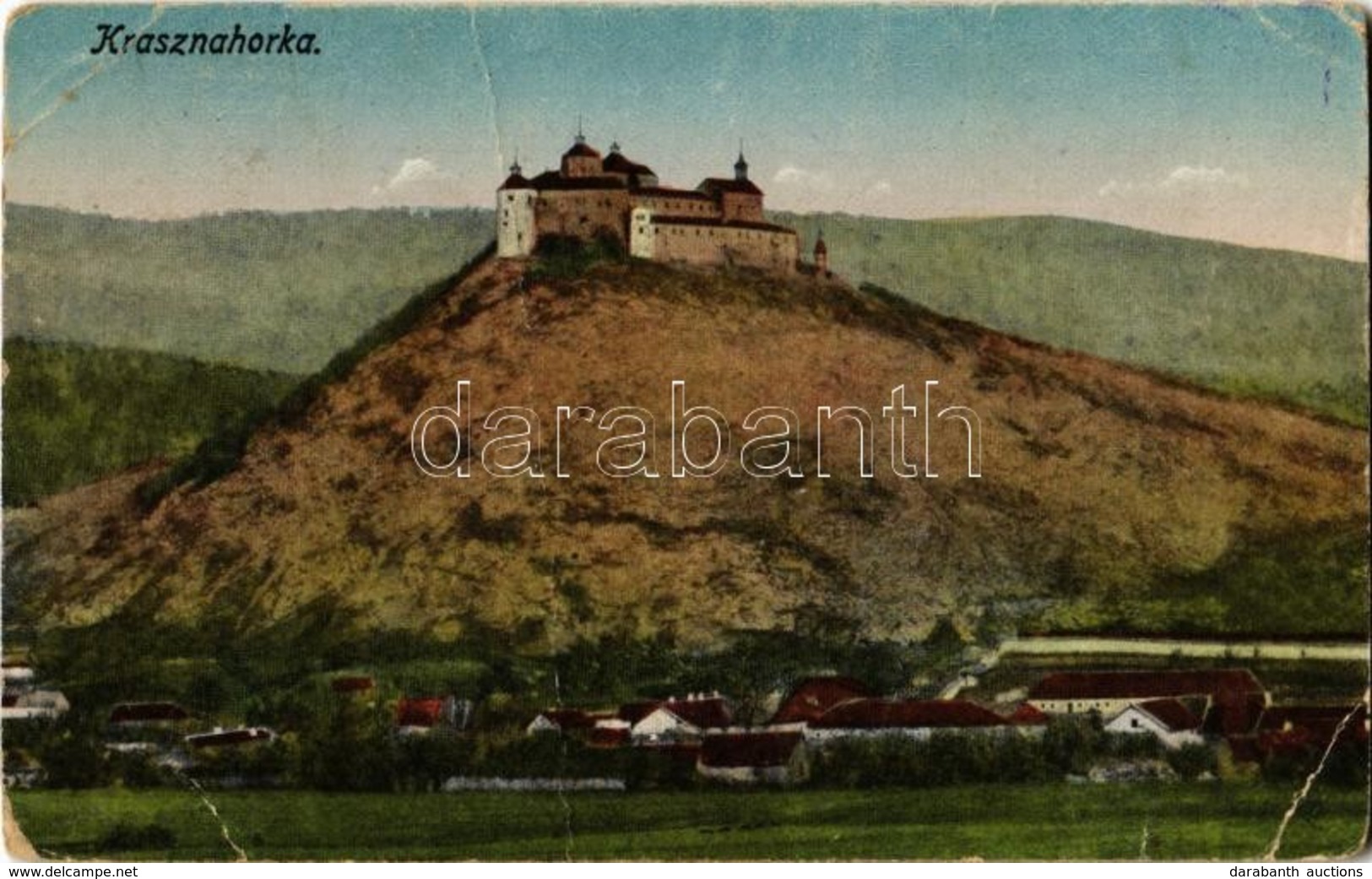 ** T3/T4 Krasznahorkaváralja, Krásnohorské Podhradie; Vár. Kiadja Falvi Jenő / Hrad Krásna Horka / Castle (fa) - Sin Clasificación