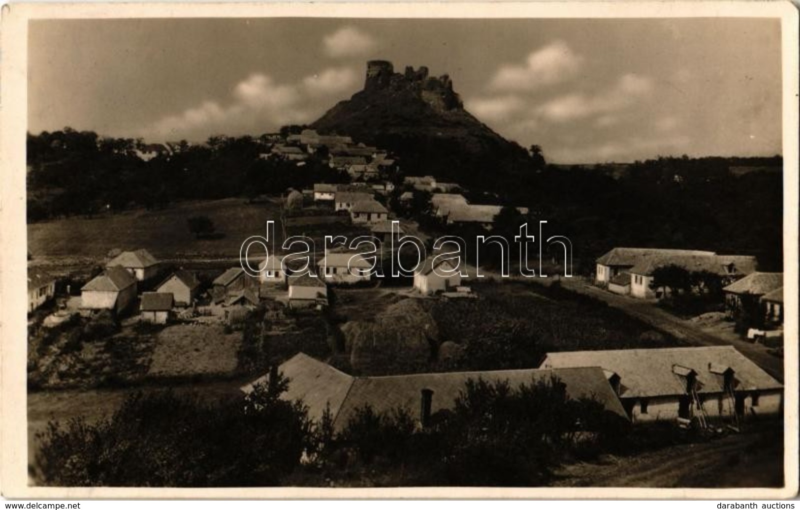 T2 1932 Sátorosbánya, Siatorská Bukovinka; Somoskői Vár. Friedler Samu Kiadása / Hrad Somoska / Castle Ruins - Sin Clasificación