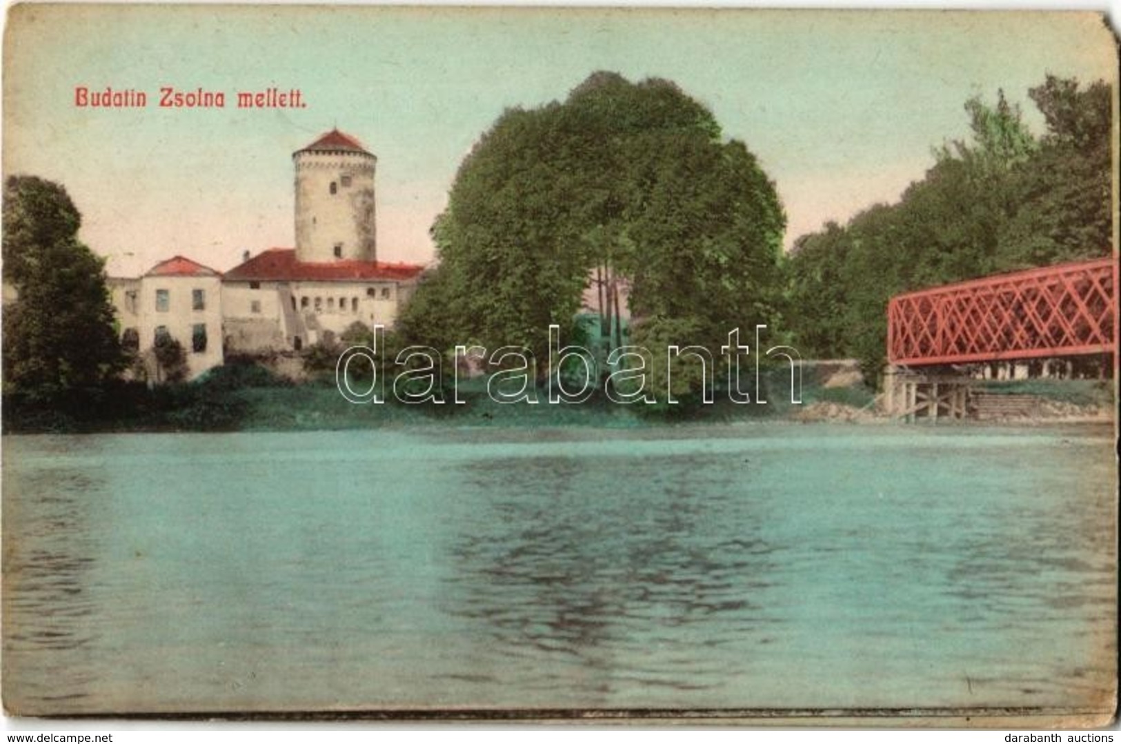 ** T4 Zsolna, Sillein, Zilina; Budatin Vár, Híd. Kiadja Lövy Fülöp 925. / Budatínsky Hrad / Budatín Castle, Bridge (EM) - Sin Clasificación