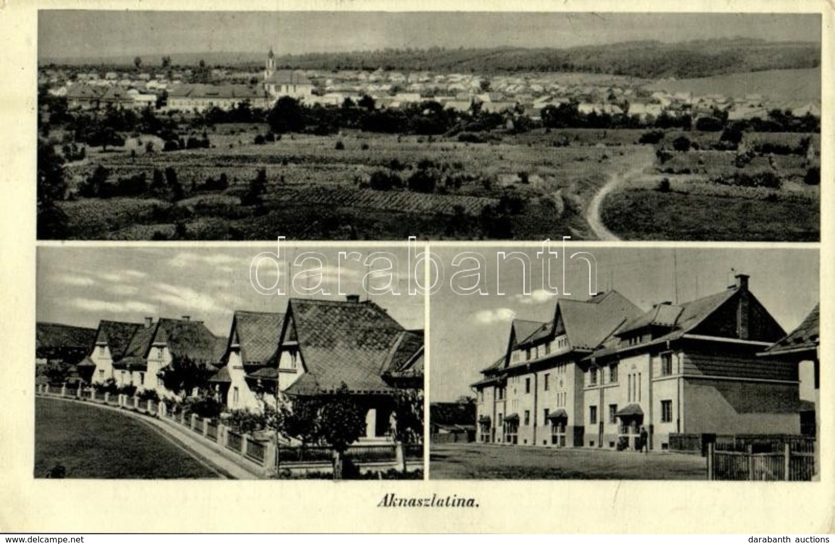 T2/T3 1939 Aknaszlatina, Slatinské Doly, Solotvyno; Állami Tisztviselői Lakóházak / Mine Officers' Apartments (EB) - Sin Clasificación