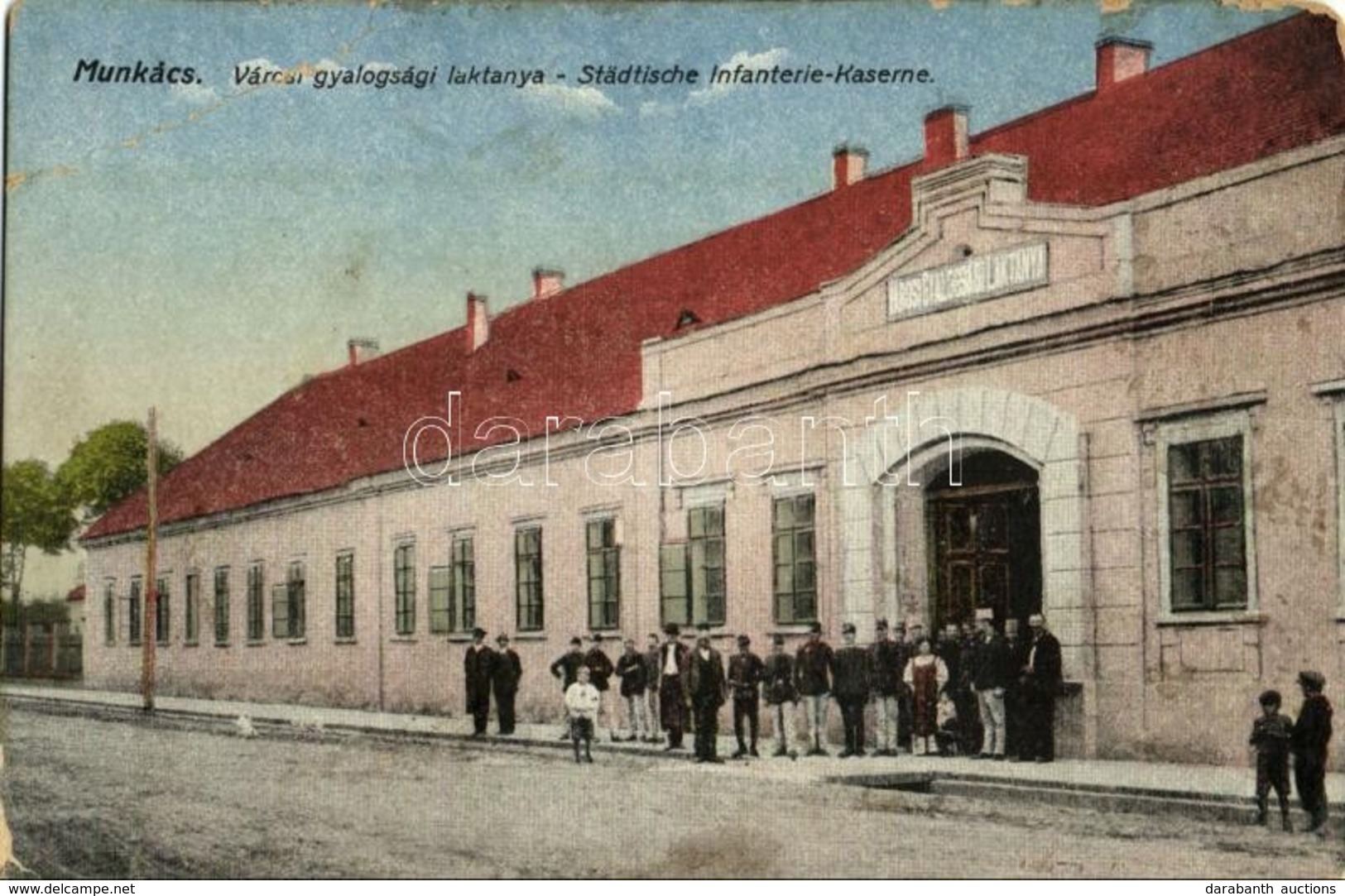 * T3/T4 Munkács, Mukacheve, Mukacevo; Városi Gyalogsági Laktanya / Military Infantry Barracks / Städtische Infanterie Ka - Sin Clasificación