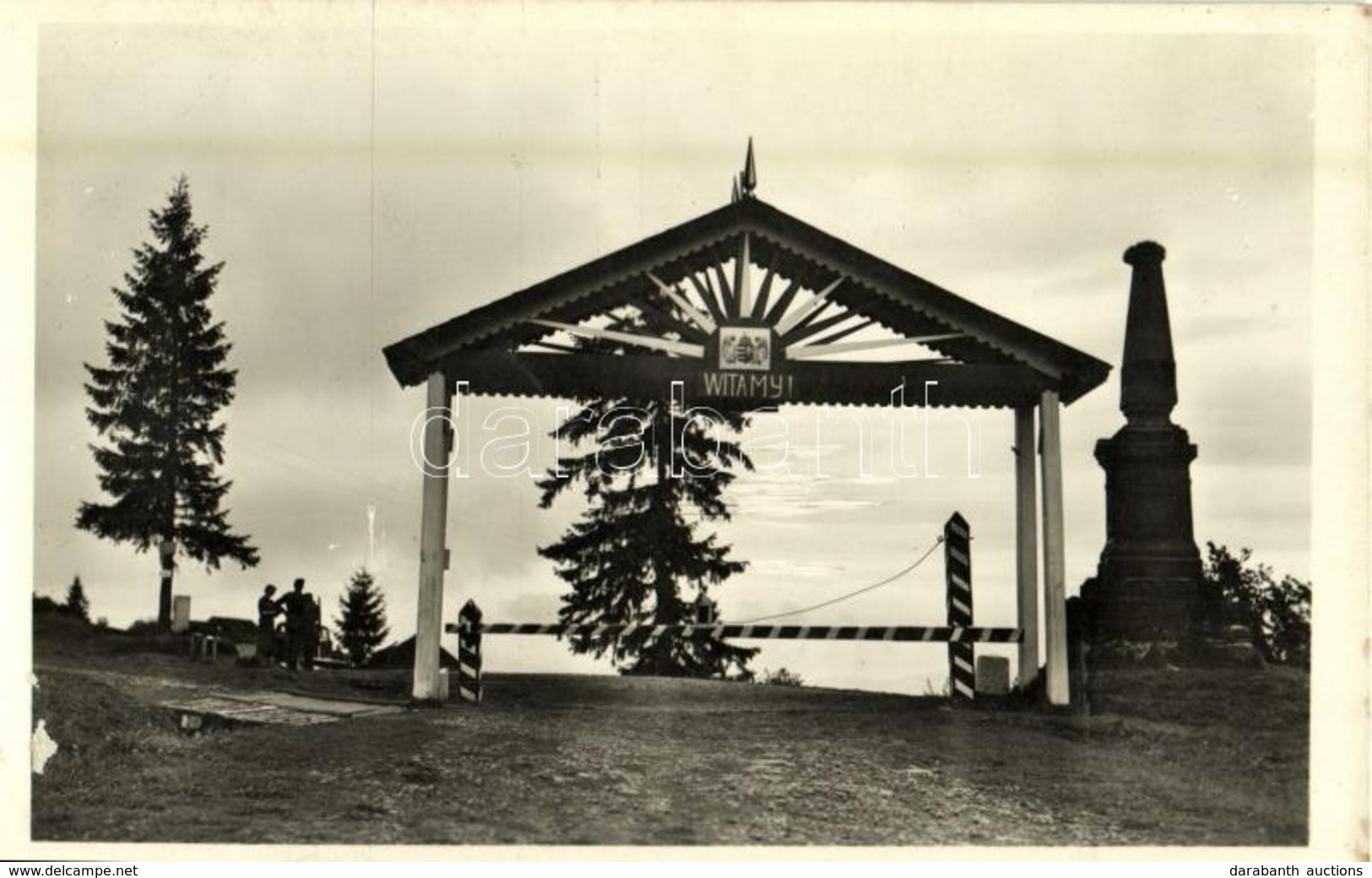 ** T1/T2 1939 Vereckei-hágó, Veretskyy Pereval, Verecke Pass, Serednioveretskyy; Az Ezer éves Határ Vereckénél A Határkő - Sin Clasificación