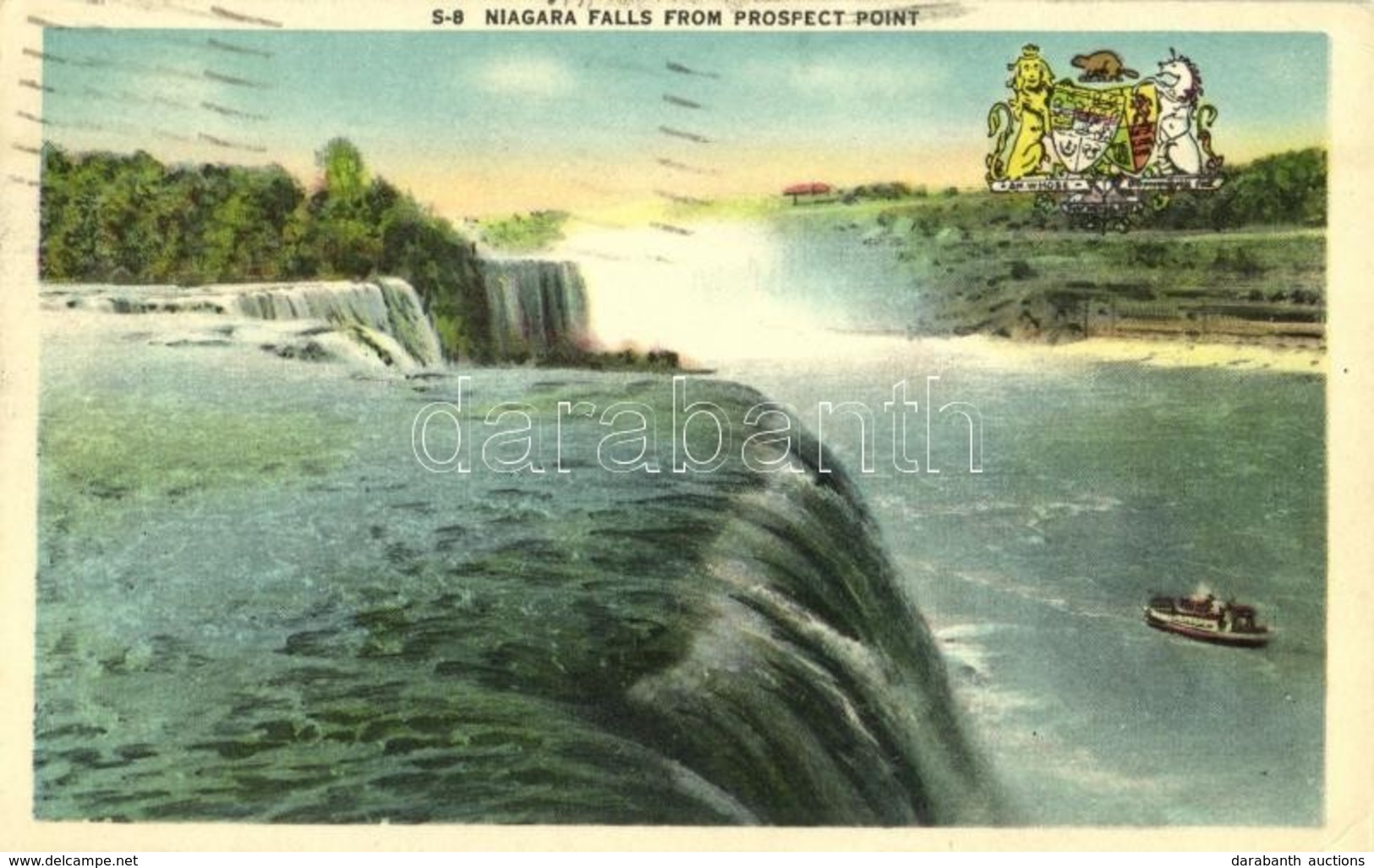T2 1948 Niagara Falls From Prospect Point, Coat Of Arms - Sin Clasificación