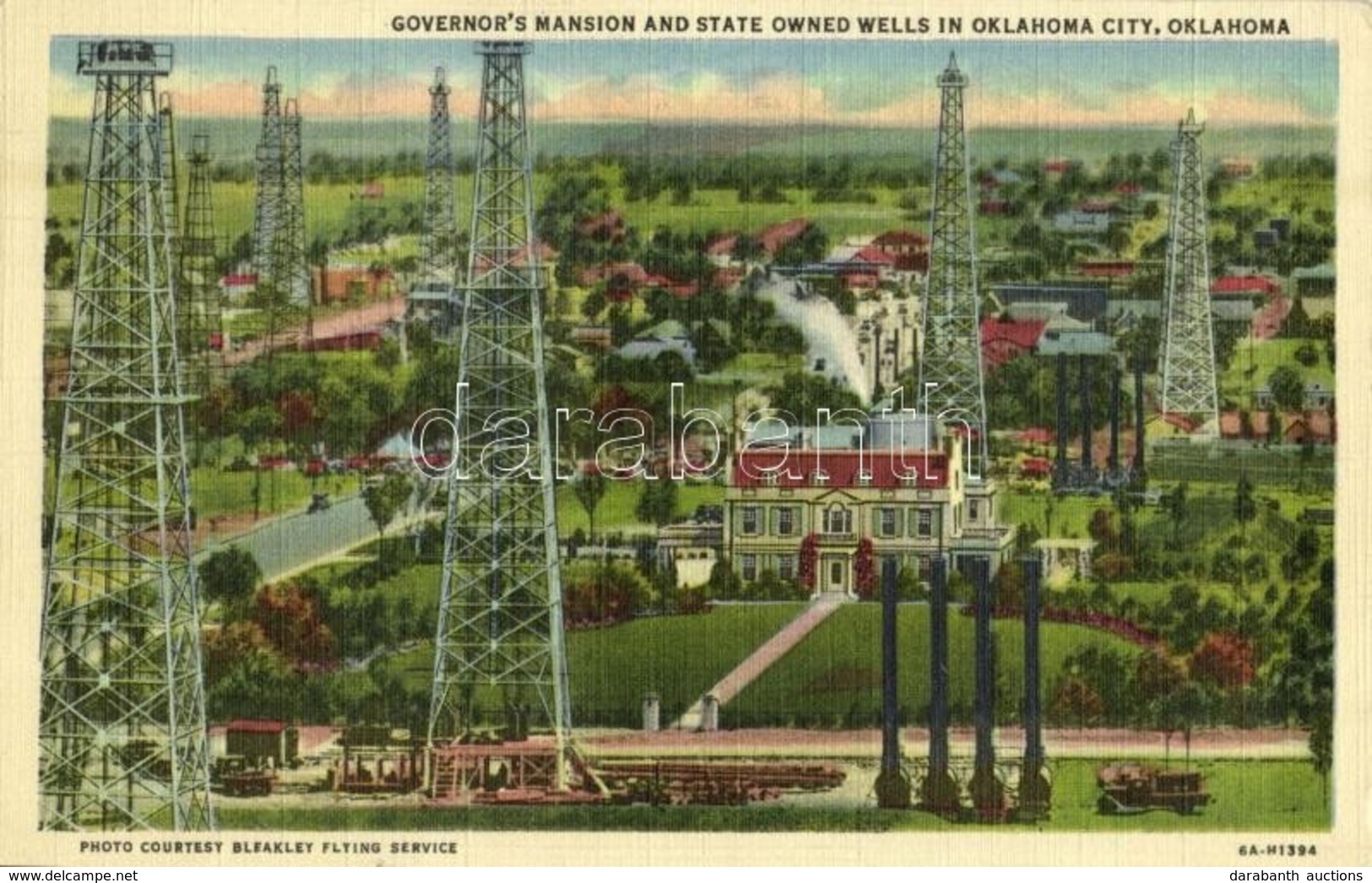 T2 1949 Oklahoma City, Governor's Mansion And State Owned Wells - Sin Clasificación