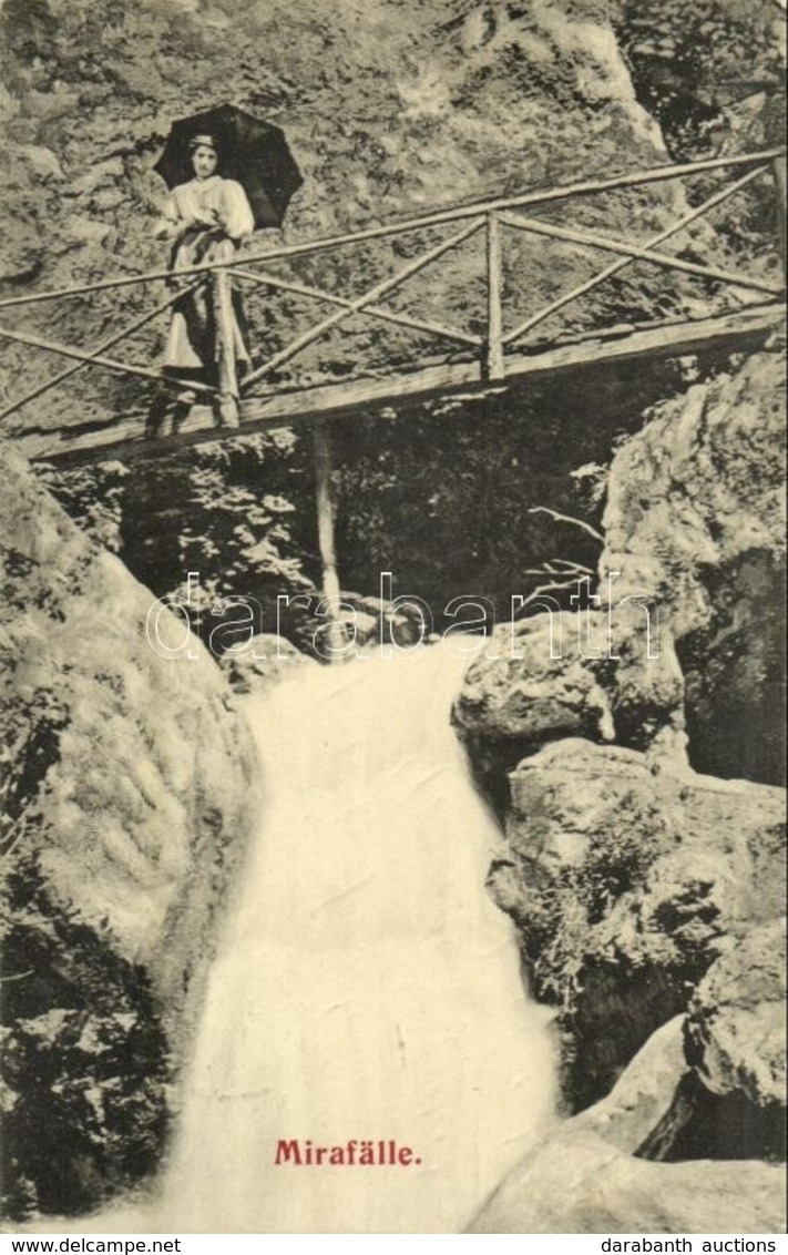 T2 Muggendorf, Mirafälle / Myrafälle Waterfall, Wooden Bridge. B.K.W.I. 3018. - Sin Clasificación