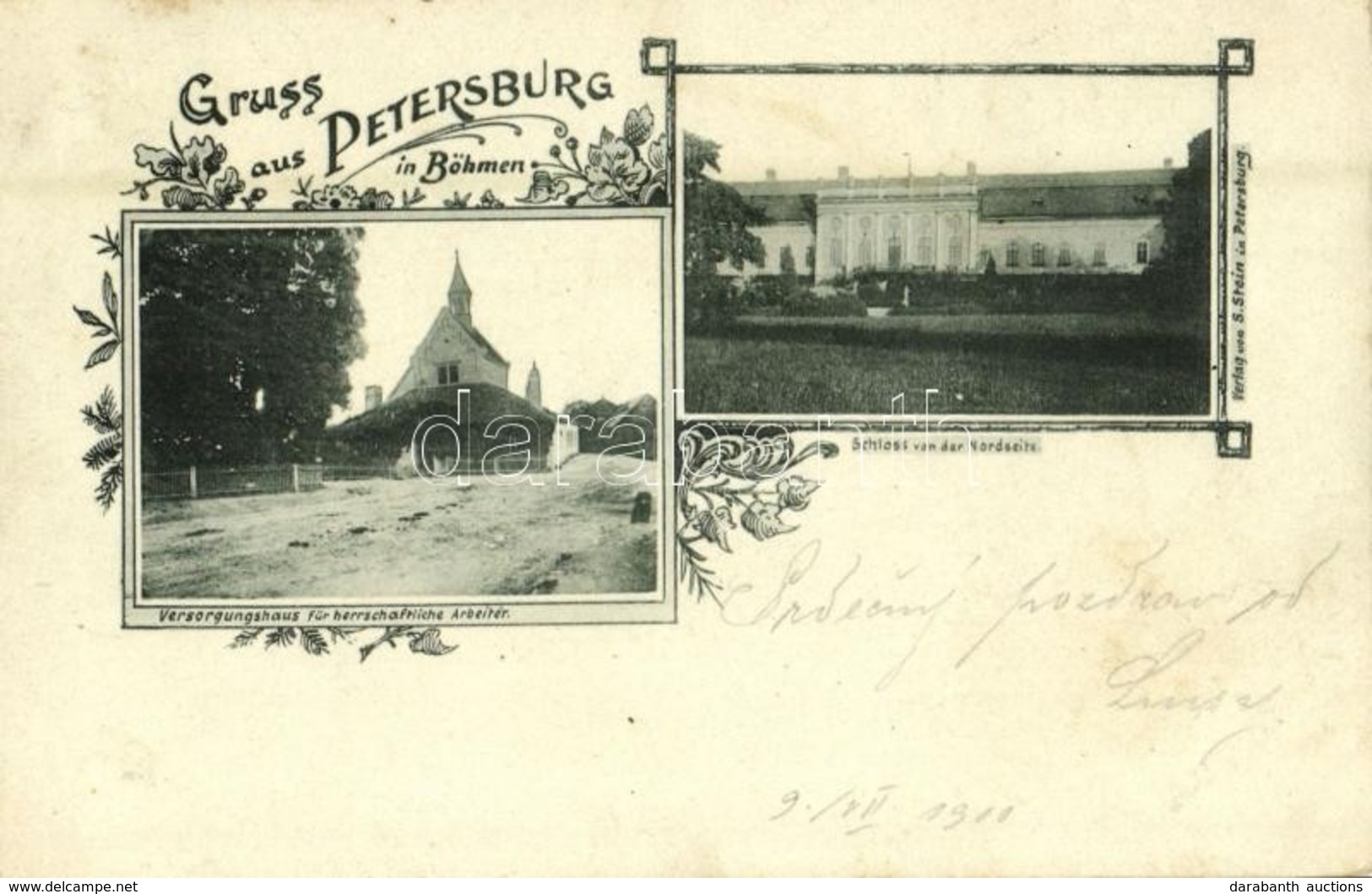 T2 1900 Petrohrad, Petersburg; Versorgungshaus Für Herrschaftliche Arbeiter, Schloss Von Der Nordseite / Castle, Care Ho - Unclassified