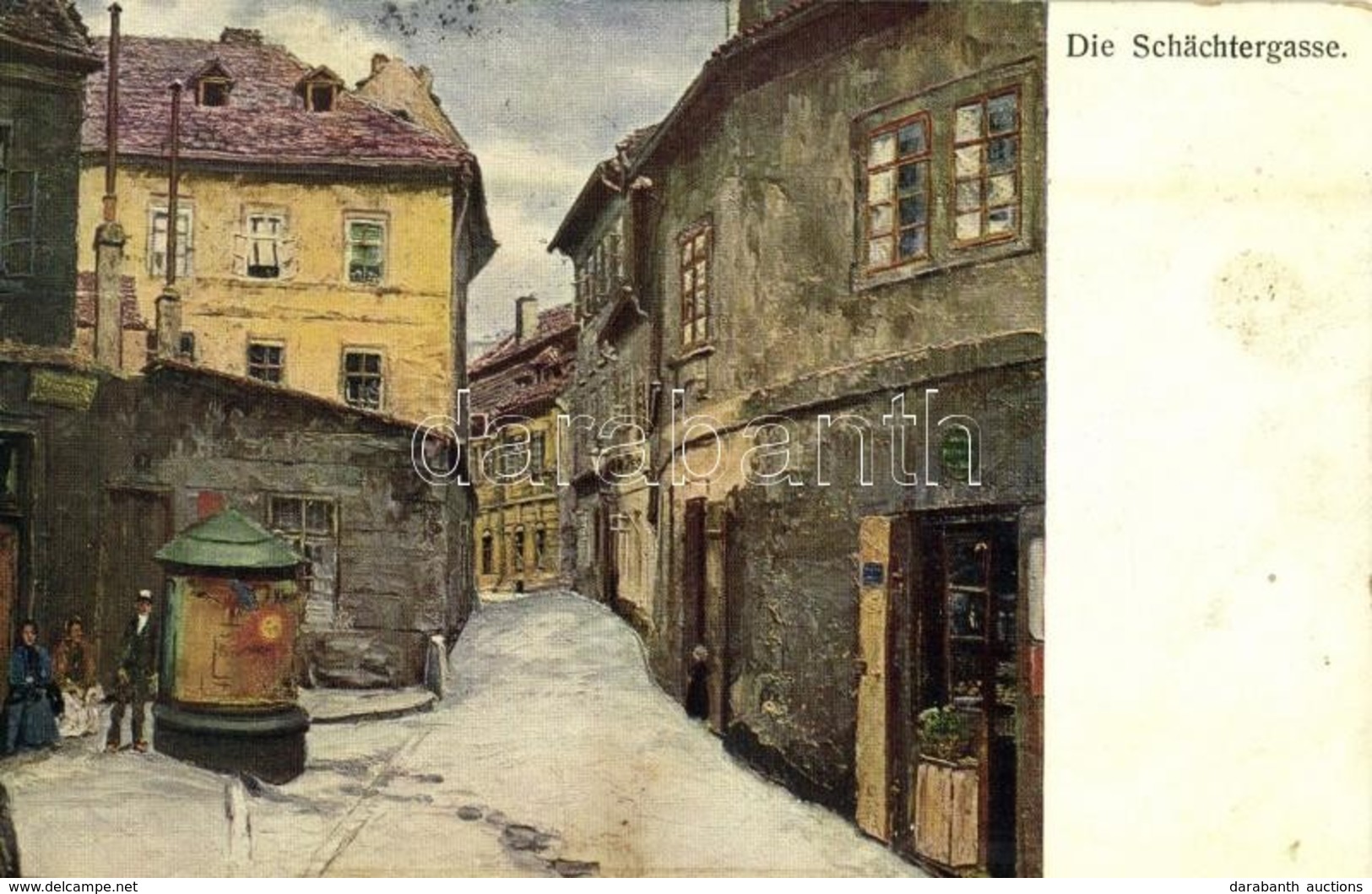 * T2/T3 Praha, Prag, Prague; Das Ehemalige Prager Ghetto. Die Schächtergasse / Street. F.J. Jedlicka S.1. No. 4. S: J. M - Sin Clasificación