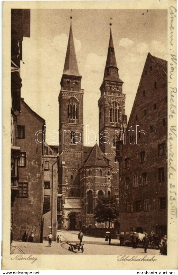 T2/T3 1925 Nürnberg, Nuremberg; Sebalduskirche / Church (gluemark) - Sin Clasificación