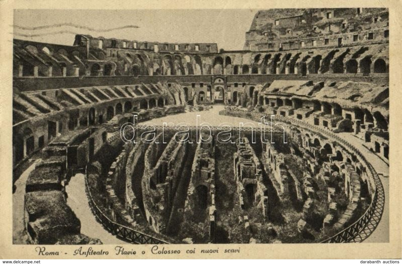 * T2/T3 1930 Rome, Roma; Anfiteatro Flavio O Colosseo Coi Nuovi Scavi / Colosseum With New Excavations (Rb) - Sin Clasificación