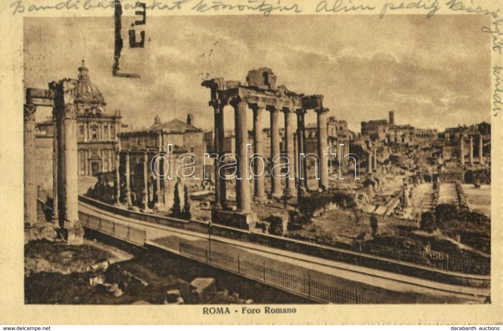 T2 1925 Rome, Roma; Foro Romano / Roman Forum - Sin Clasificación