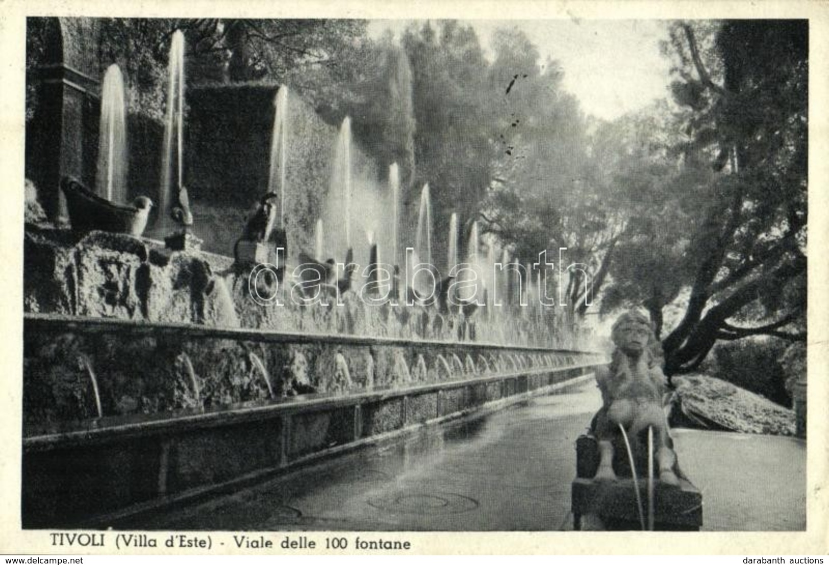 T2 1937 Tivoli, Villa D'Este, Viale Delle 100 Fontane / Villa, Garden, Fountains - Sin Clasificación