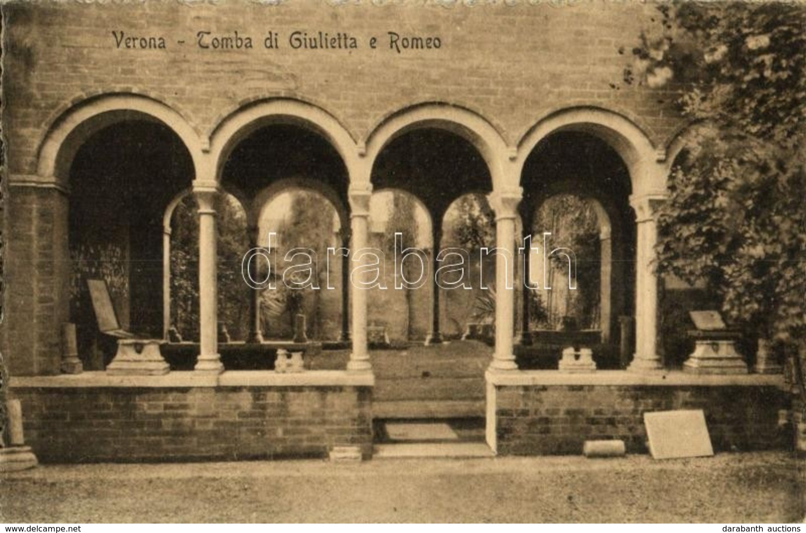 T2 1917 Verona, Tomba Di Giulietta E Romeo / Tomb Of Juliet And Romeo - Sin Clasificación