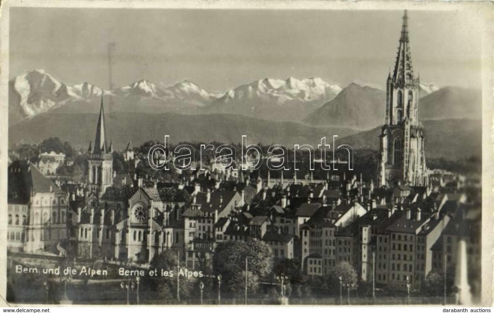 T2/T3 1931 Bern, Berne; Die Alpen / Les Alpes / Alps, General View (EK) - Sin Clasificación