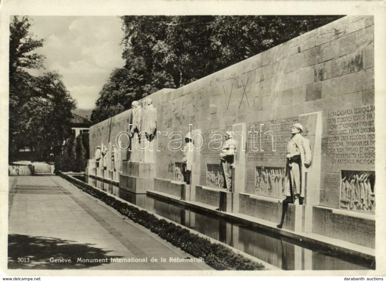 * T2/T3 1931 Geneva, Geneve, Genf; Monument International De La Réformation / Reformation Wall, Monument (15 Cm X 10,2 C - Sin Clasificación