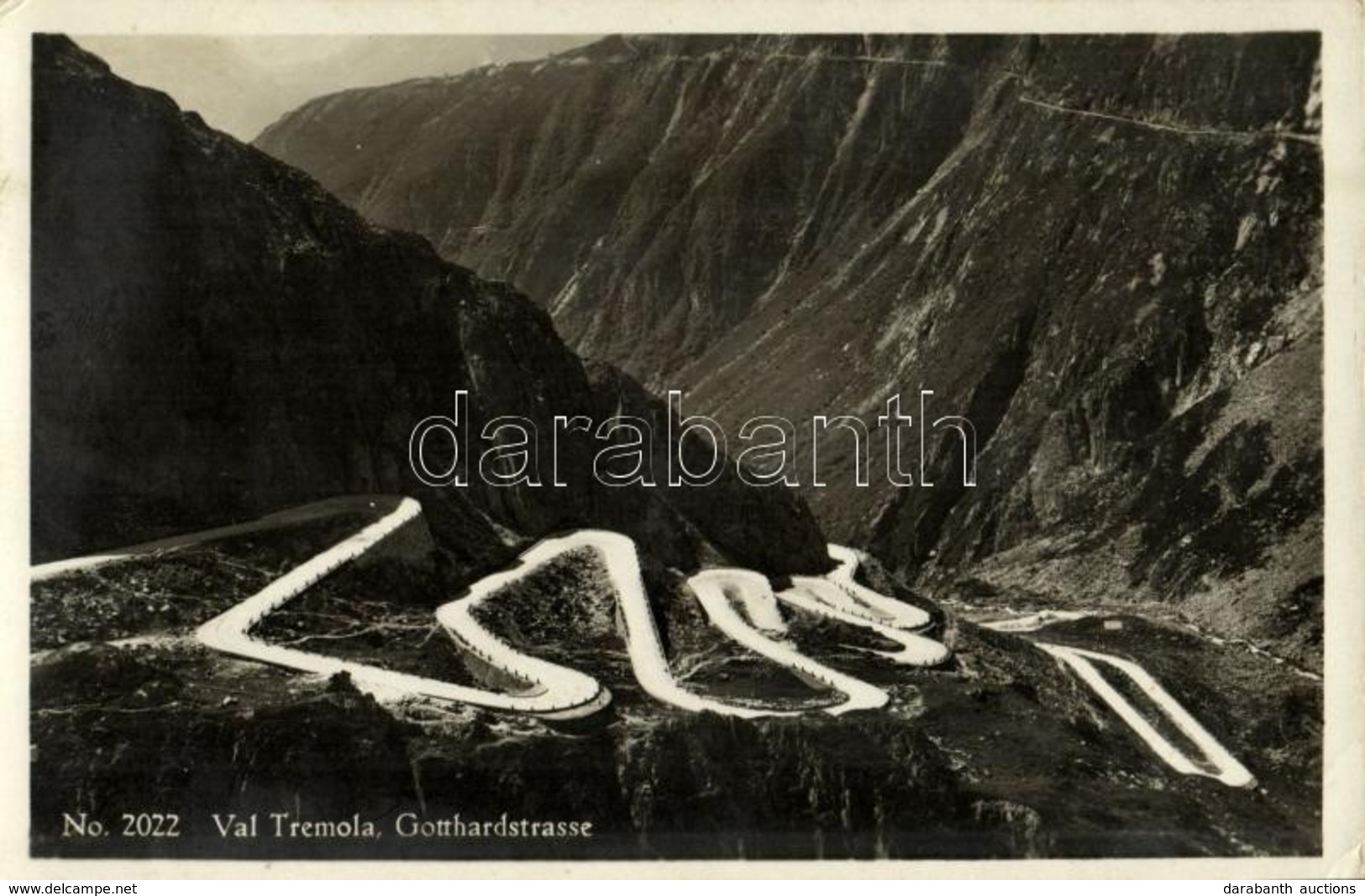 T2 1937 Gotthardpass, Passo San Gottardo; Val Tremola, Gotthardstrasse / Mountain Pass, Serpentine Road - Sin Clasificación
