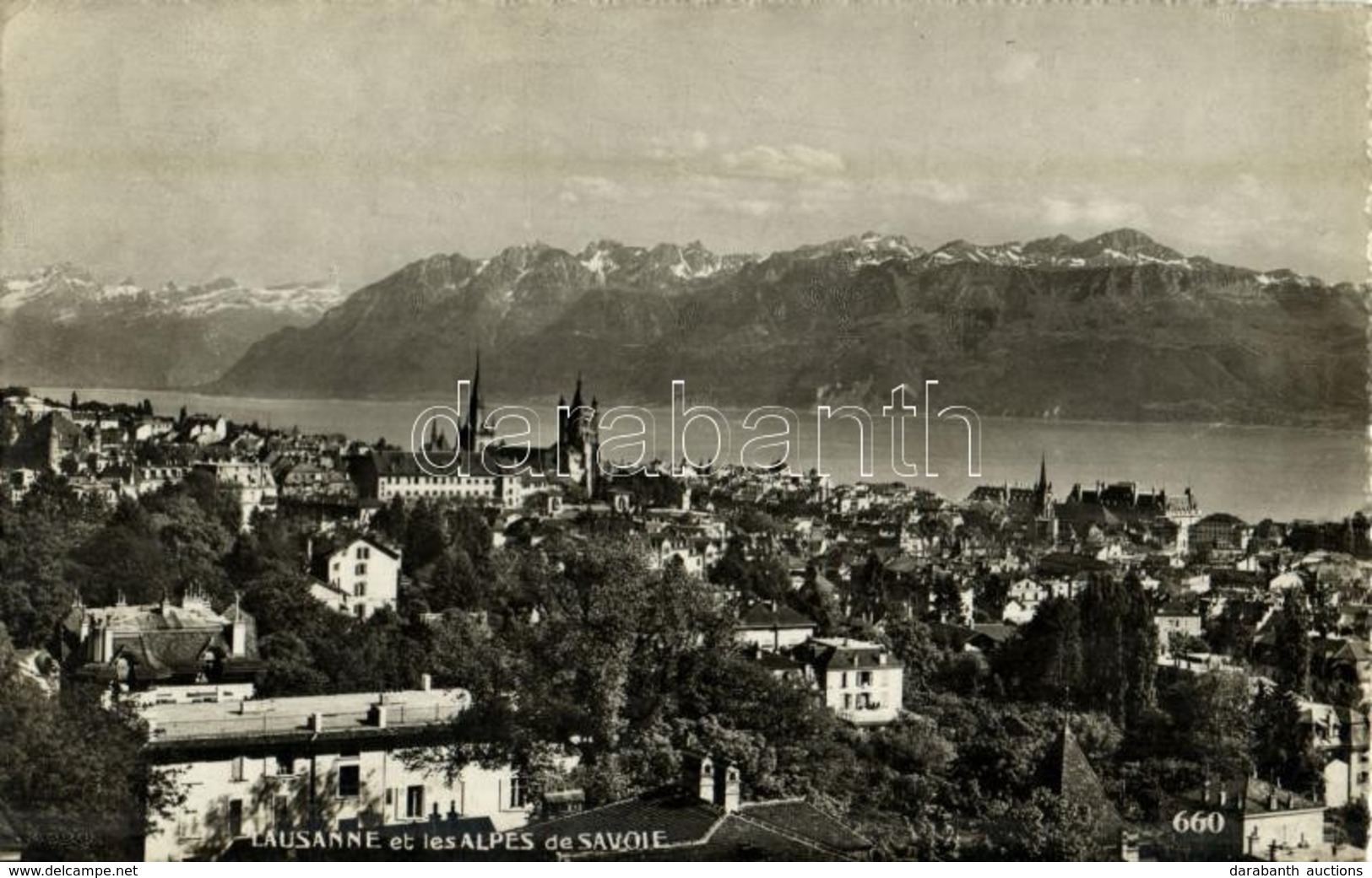 T2 1946 Lausanne, Les Alpes De Savoie / General View, The Alps Of Savoie - Sin Clasificación