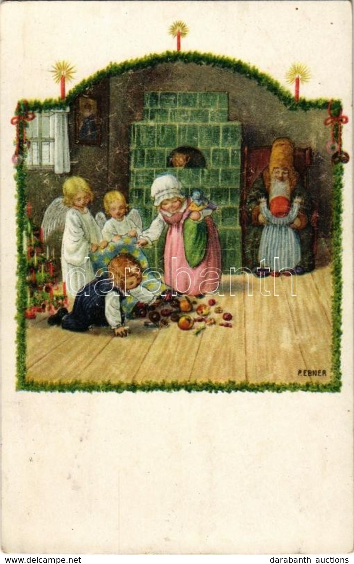 T2/T3 1921 Christmas. Children Art Postcard. M.M. Nr. 1227. S: Pauli Ebner - Sin Clasificación