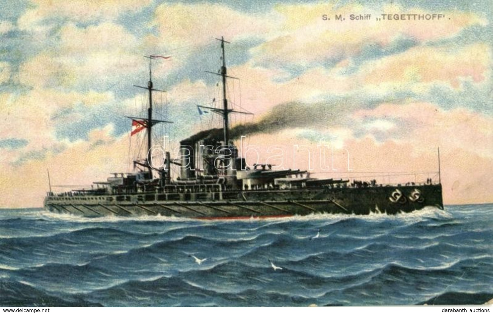 T2/T3 1914 SM Schiff 'Tegetthoff' / SMS Tegetthoff Az Osztrák-Magyar Haditengerészet Tegetthoff-osztályú Csatahajója / W - Sin Clasificación