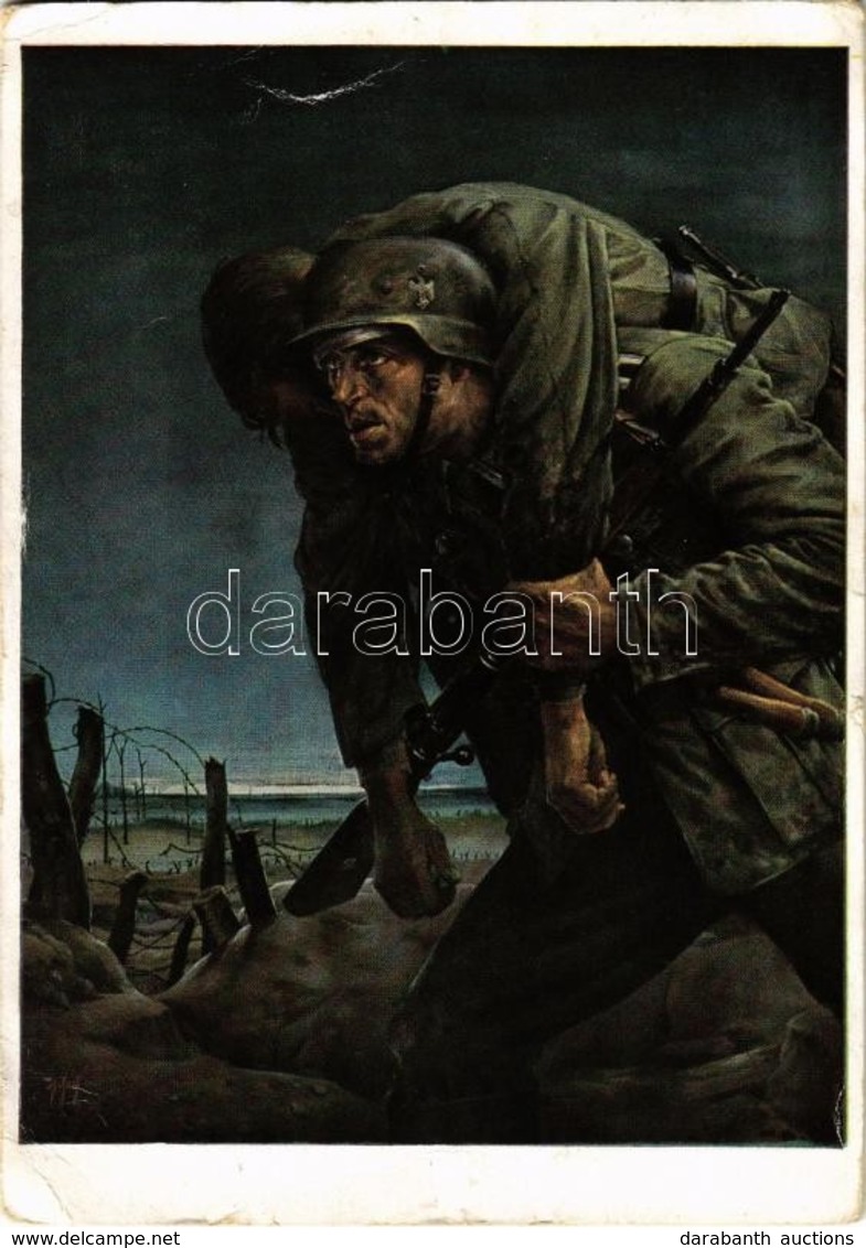 T3 1944 Kameraden / WWII German Wehrmacht Heer Soldiers S: Will Tschech + Stammkompanie (EK) - Sin Clasificación