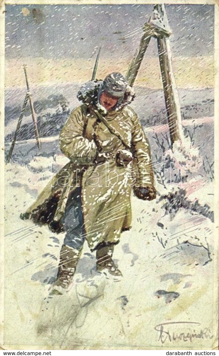 * T3 Offizielle Postkarte Zu Gunsten Der Hilfsaktion 'Kälteschultz' Nr. 392. KHB / WWI K.u.k. (Austro-Hungarian) Militar - Sin Clasificación