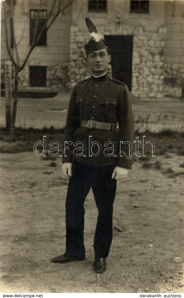 * T2 Magyar Darutollas Katona A Horthy-korszak Elejéről / Hungarian Soldiers With Crane Feather. Photo - Sin Clasificación