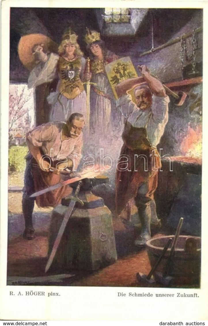 ** T2 Die Schmiede Unserer Zukunft / WWI German Military Propaganda, Hindenburg And Wilhelm II As 'the Smiths Of Our Fut - Sin Clasificación