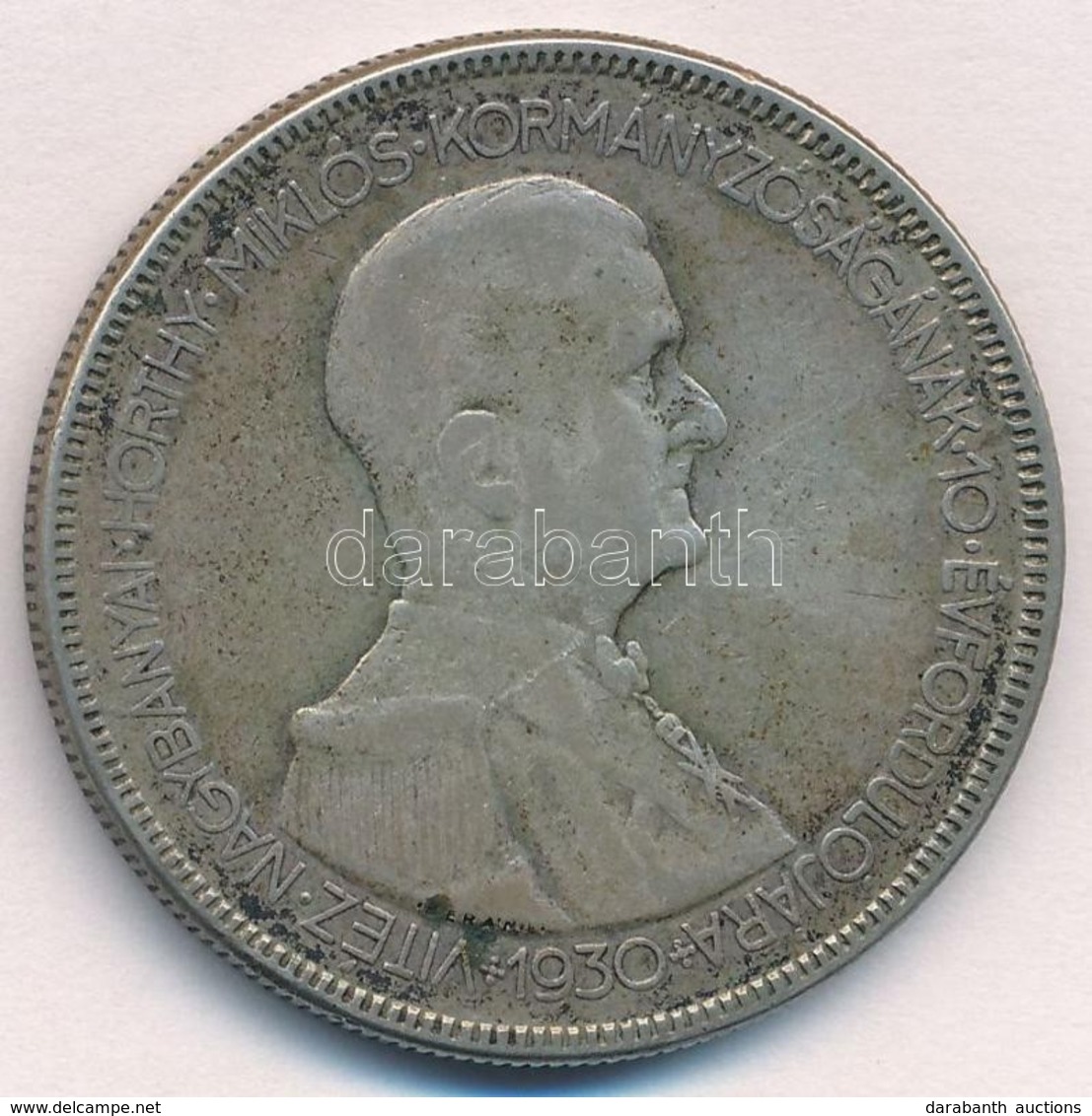 1930. 5P Ag 'Horthy Jobbra' T:2-,3
Adamo P8 - Sin Clasificación