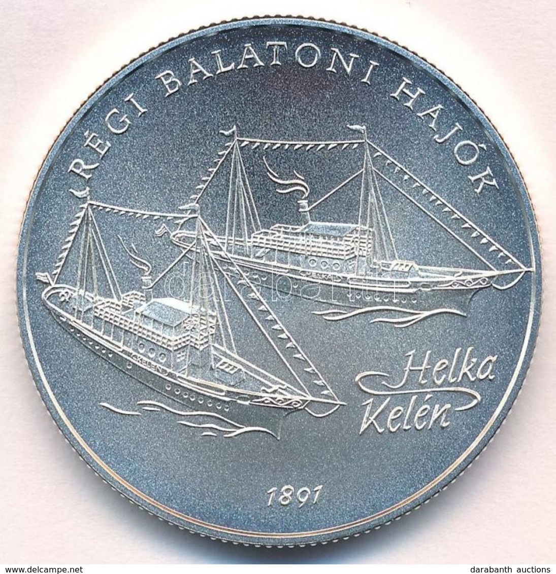1997. 2000Ft Ag 'Régi Balatoni Hajók / Helka & Kelén' T:BU Adamo EM146 - Sin Clasificación