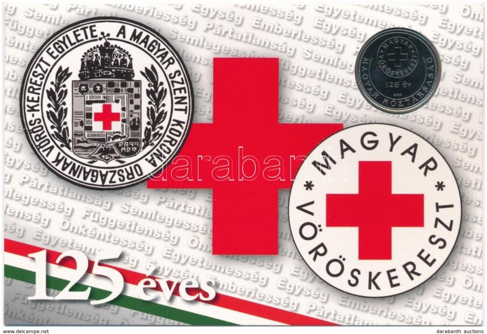 2006. 50Ft '125 éves A Magyar Vöröskereszt' Első Napi Veret Számozott Emléklapon T:1 - Sin Clasificación