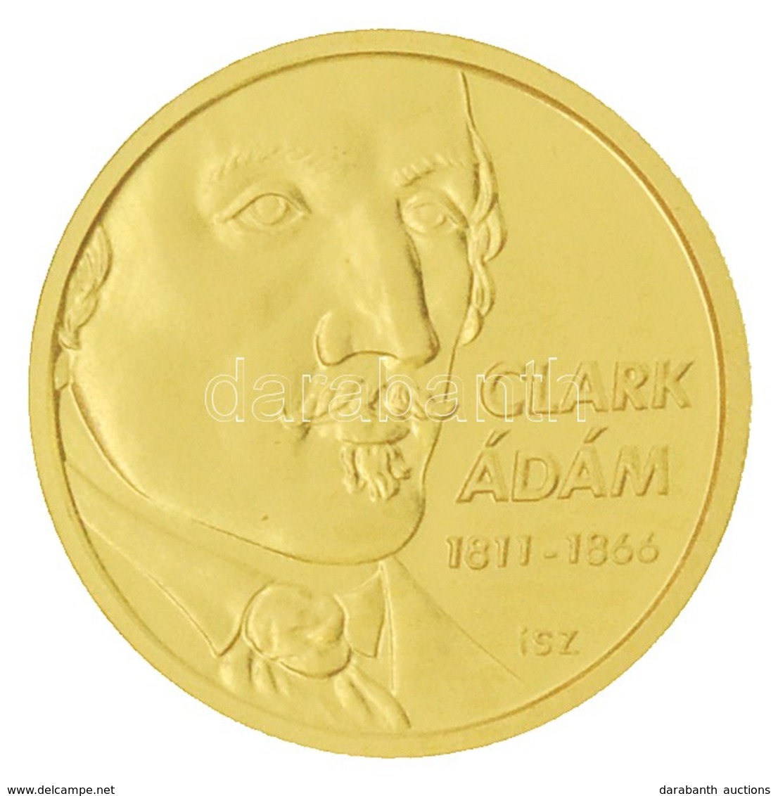 2011. 5000Ft Au 'Clark Ádám' (0,5g/0.999) T:P Hungary 2011. 5000 Forint Au 'Ádám Clark' (0,5g/0.999) C:P - Sin Clasificación