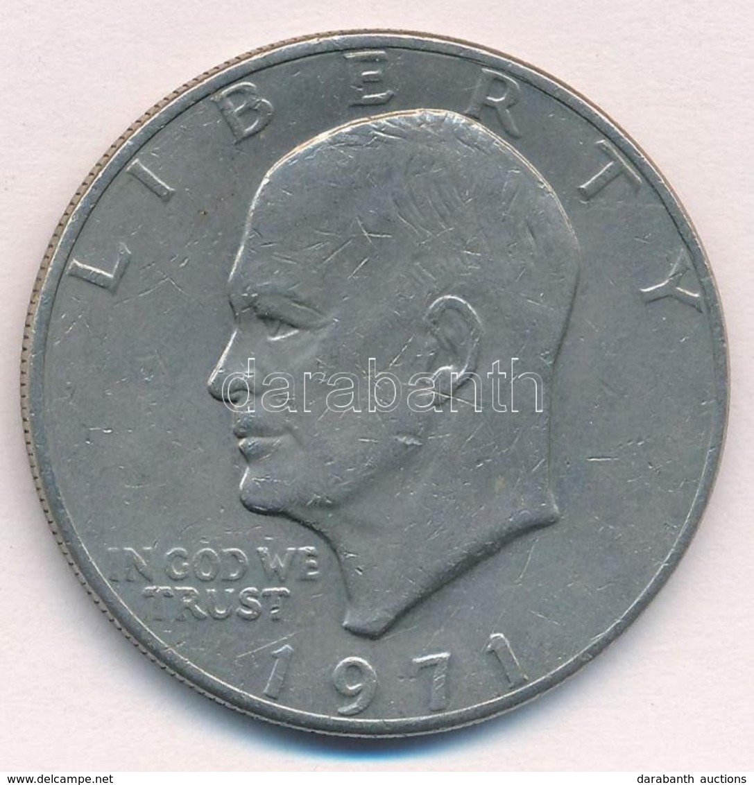 Amerikai Egyesült Államok 1971. 1$ Cu-Ni 'Eisenhower' T:2
USA 1971. 1 Dollar Cu-Ni 'Eisenhower' C:XF
Krause KM#203a - Sin Clasificación