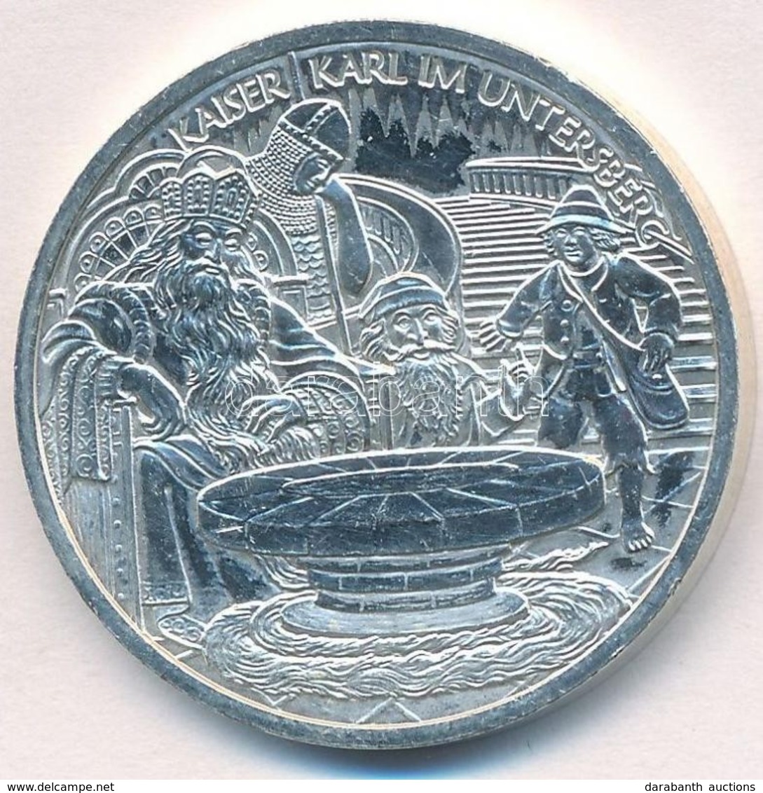 Ausztria 2010. 10E Ag 'Károly Császár Untersberg-ben' T:1
Austria 2010. 10 Euro Ag 'Charlegmagne In The Undersberg' C:UN - Sin Clasificación