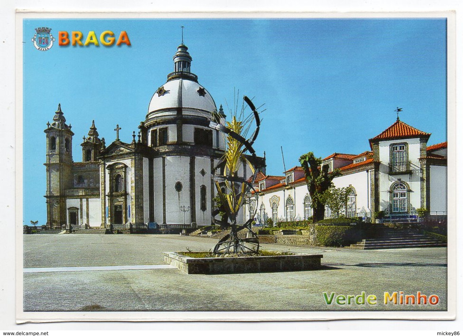 Portugal -- BRAGA ---Verde Minho--Basilica De Nossa Senhora Do Sameiro - Braga