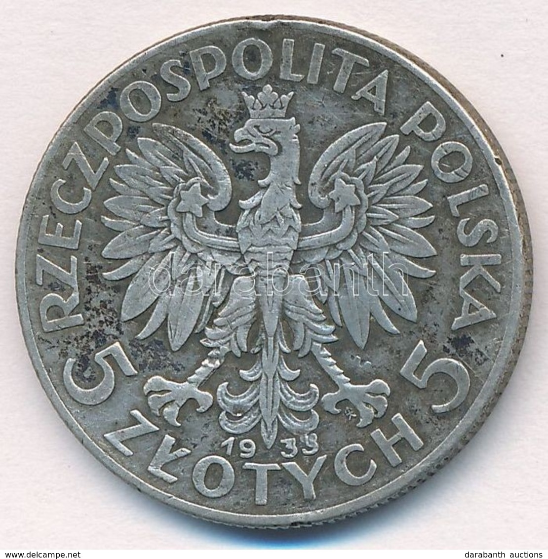 Lengyelország 1933. 5Zl Ag T:2 Patina 
Poland 1933. 5 Zlotych Ag C:XF Patina - Sin Clasificación