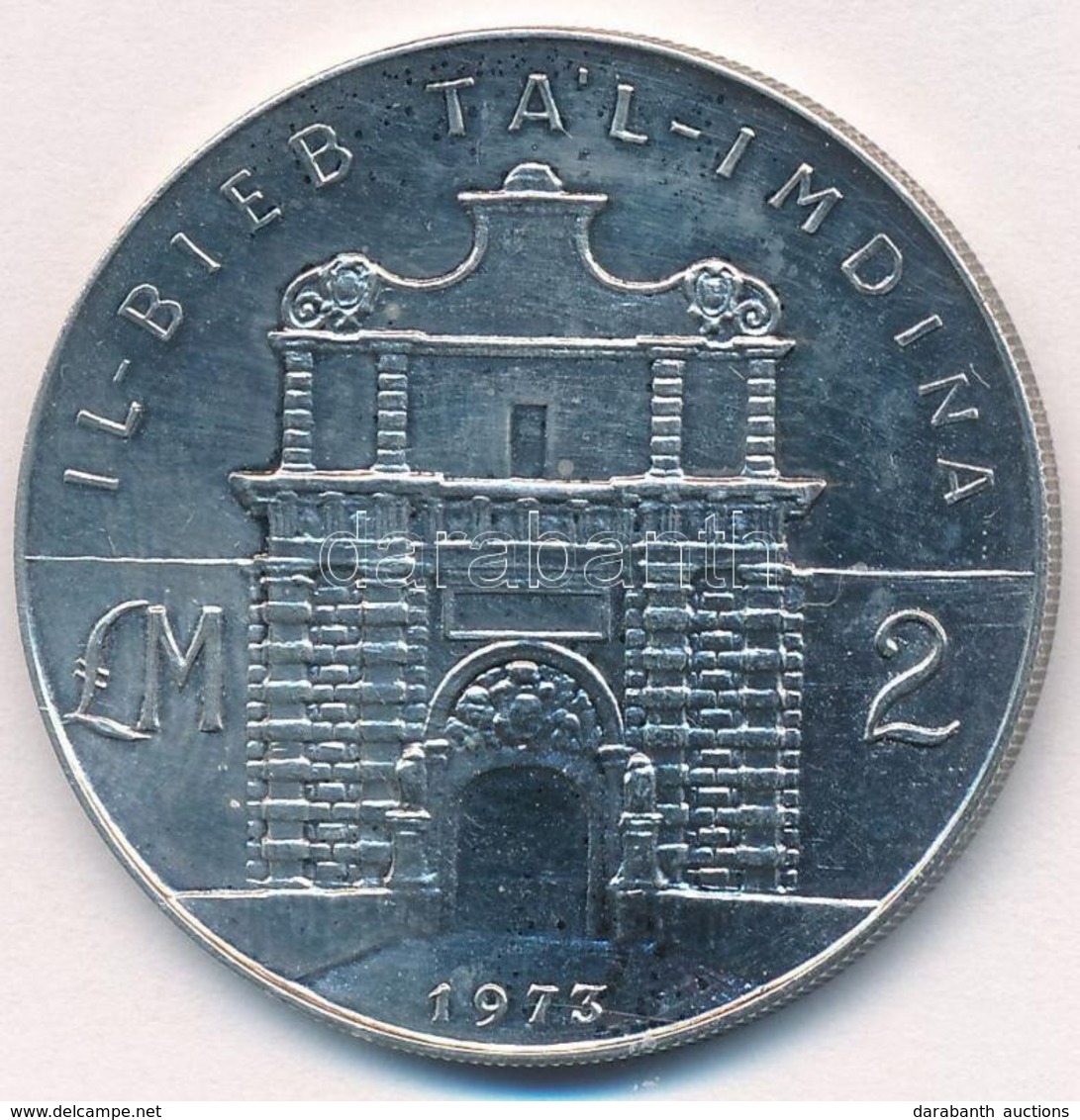 Málta 1973. 2P Ag 'Tal-Imdina Kapu' T:1-
Malta 1973. 2 Pounds Ag 'Tal-Imdina Gate' C:AU
Krause KM#20 - Sin Clasificación