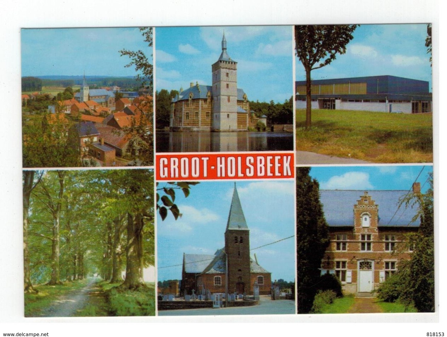 GROOT-HOLSBEEK  Meerzichten Kaart - Holsbeek