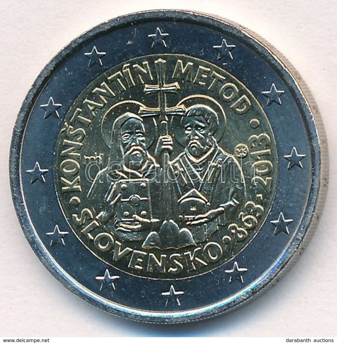 Szlovákia 2009. 2E Bimetál 'Cirill és Method' T:1-
Slovakia 2009. 2 Euro Bi-Metallic 'Saints Cyril And Methodius' C:AU - Sin Clasificación