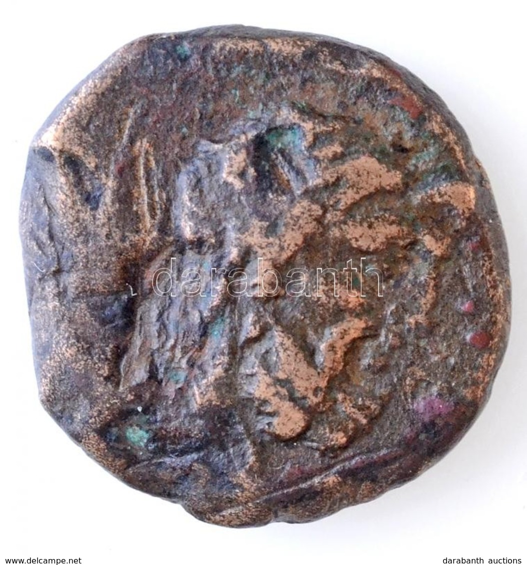 Ókori Görög AE érme (3,1g) T:3 ü.
Ancient Greek AE Coin 'Head Of Zeus? Right / Vertical Thunderbolt' (3,1g) C:F Ding - Sin Clasificación